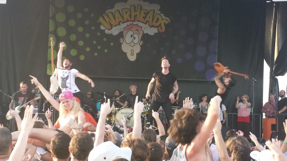 Anberlin Warped Tour 2014 Orlando Live Photo