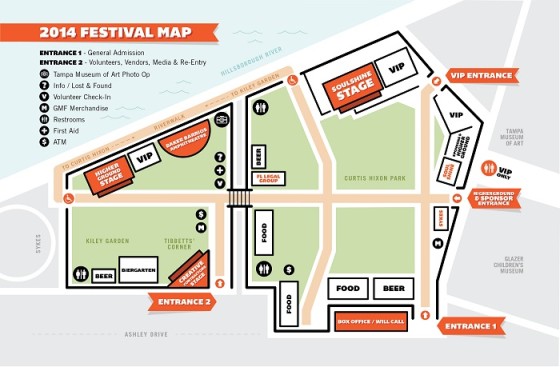 gasparilla music festival site map tampa 2015