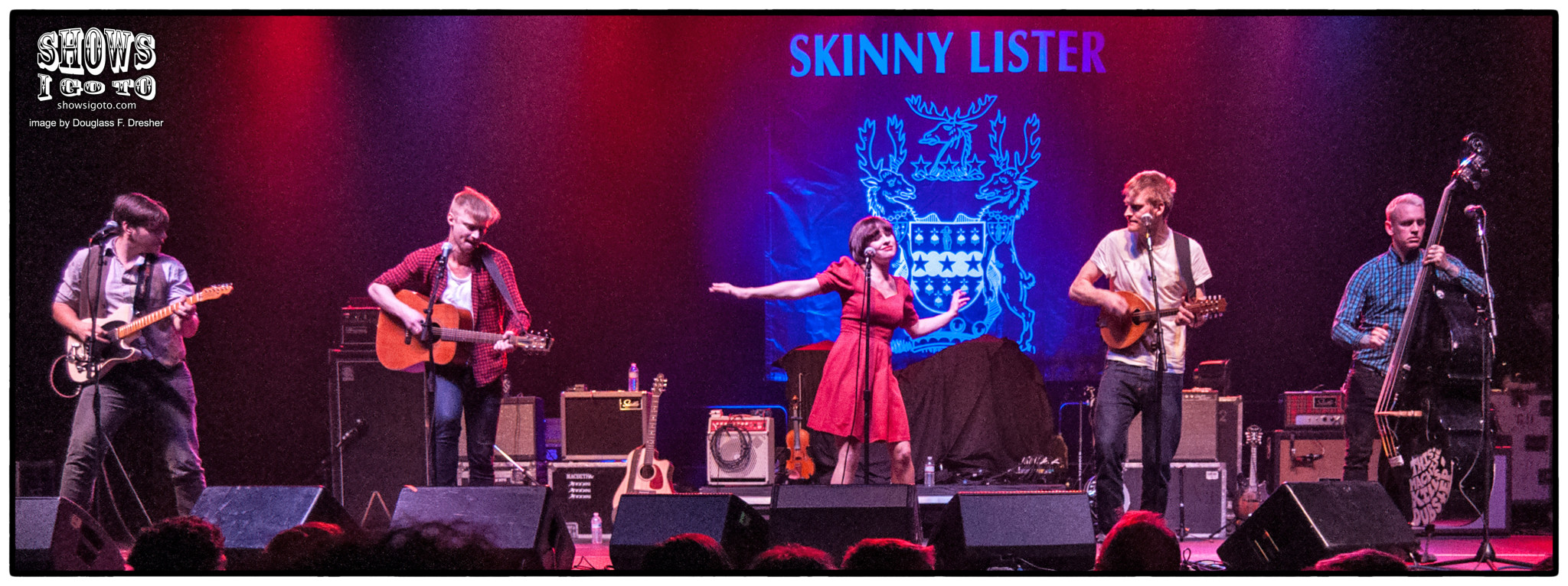 Skinny Lister opening for Flogging Molly at the Roseland Ballroom, February 17, 2014