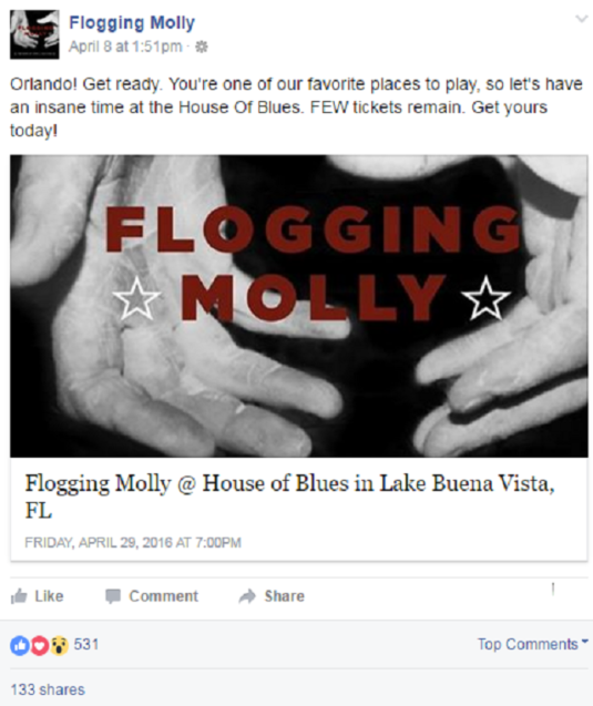 Flogging Molly Orlando Preview