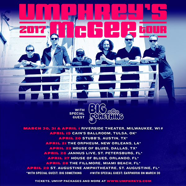 Umphrey's McGee Winter Spring Tour 2017