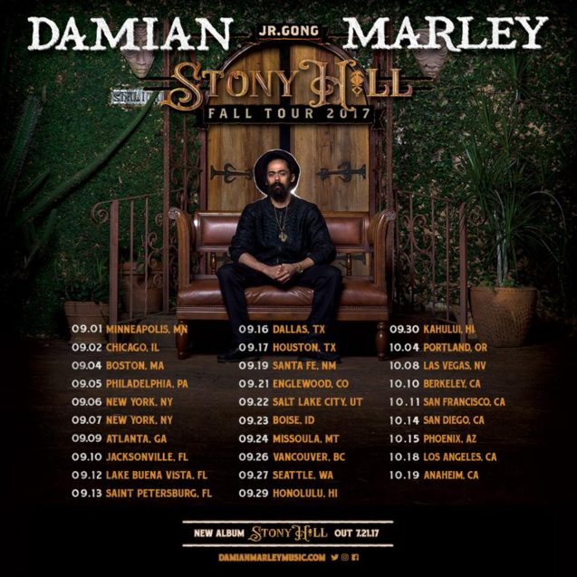 Damian Marley Tour Poster