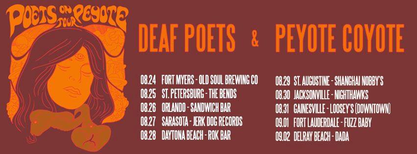Deaf Poets Tour Announcement 2017