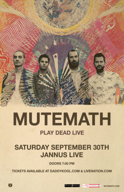 Mutemath Play Dead Live Tour 2017 Jannus Live St. Petersburg Florida