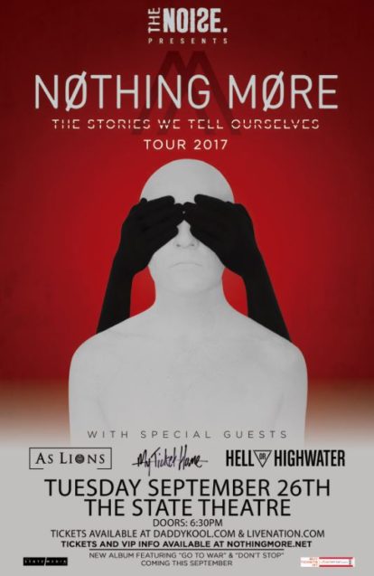 The Noise Presents Nothing More Tour, As Lions, My Ticket Home, Hell Or Highwater
