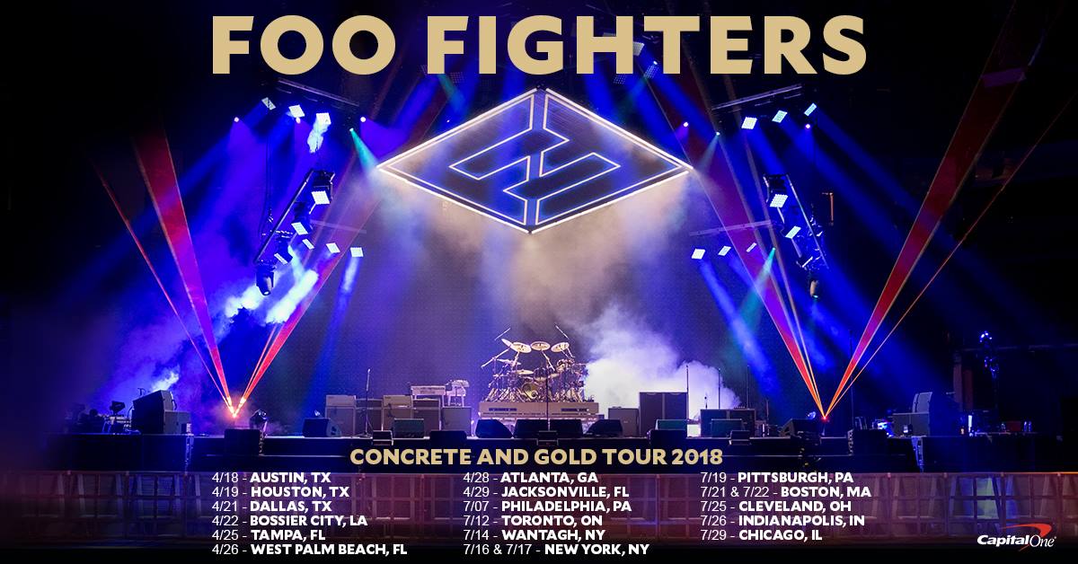 FOO FIGHTERS FLORIDA DATES 2018.