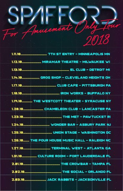 Spafford Winter Tour Poster 2018