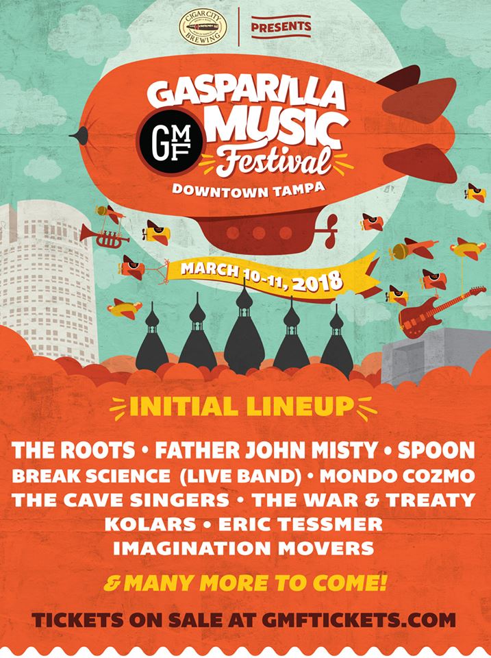 Gasparilla Music Fest 2018 Lineup Announcement