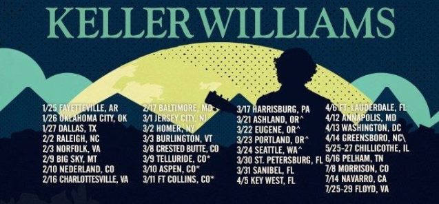 Keller Williams winter tour 2018