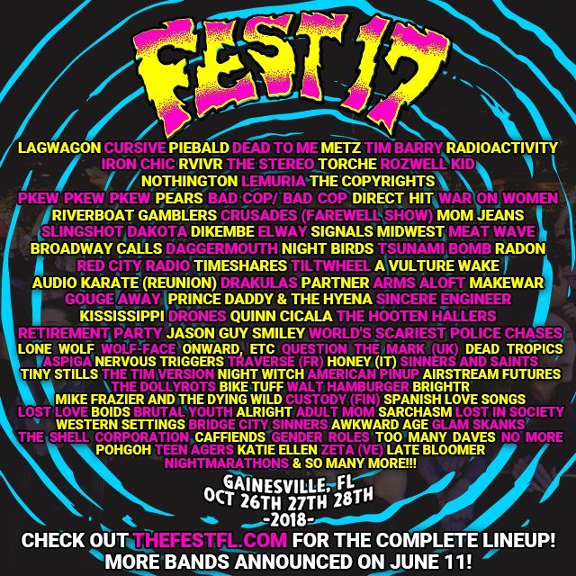 FEST Punk Festival Gainesville 2018