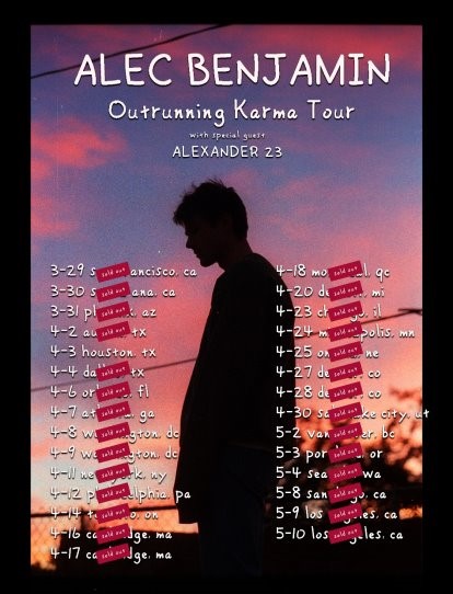 Alec Benjamin Tour Dates