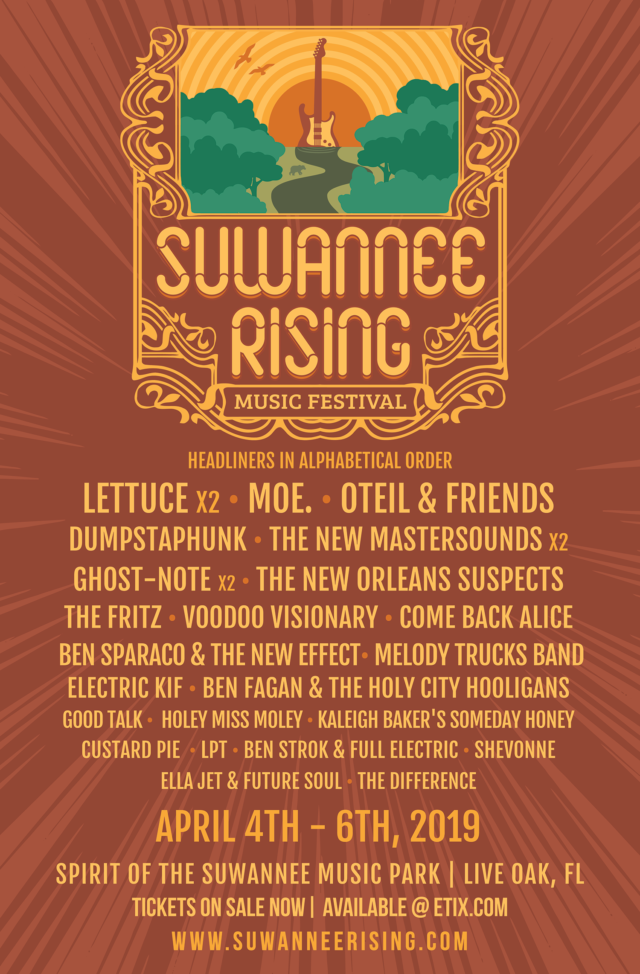 Suwannee Rising Lineup 2019