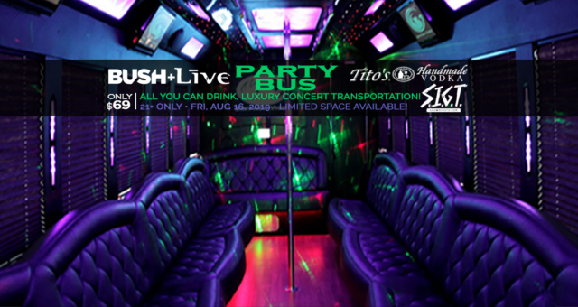 BUSH LIVE - Party Bus Image