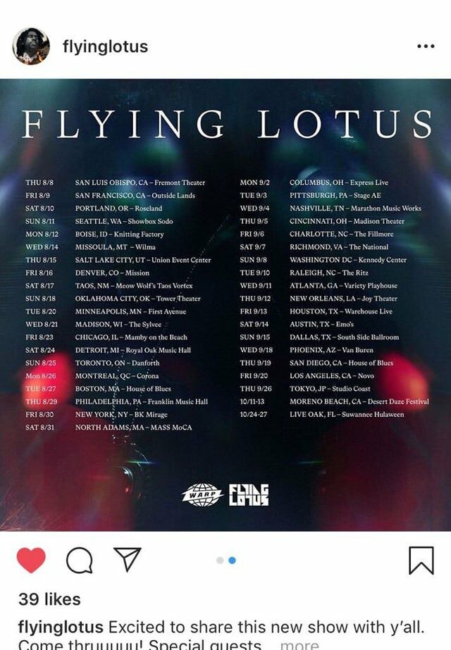 Flying Lotus Hulaween 2019