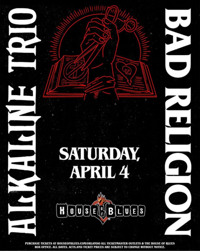Bad Religion Orlando Alkaline Trio 2020