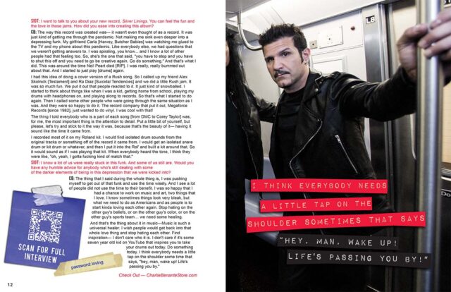 Anthrax Charlie Benante Interview Rockville 2021 page 2