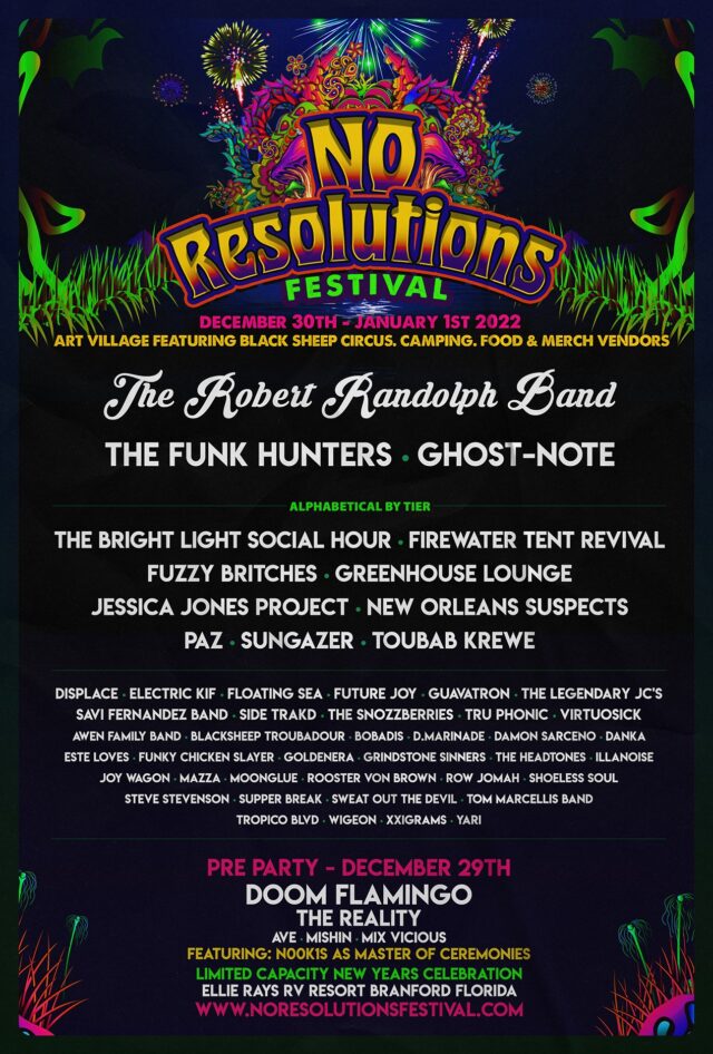 No Resolutions Festival Giveaway Tickets 2021 new