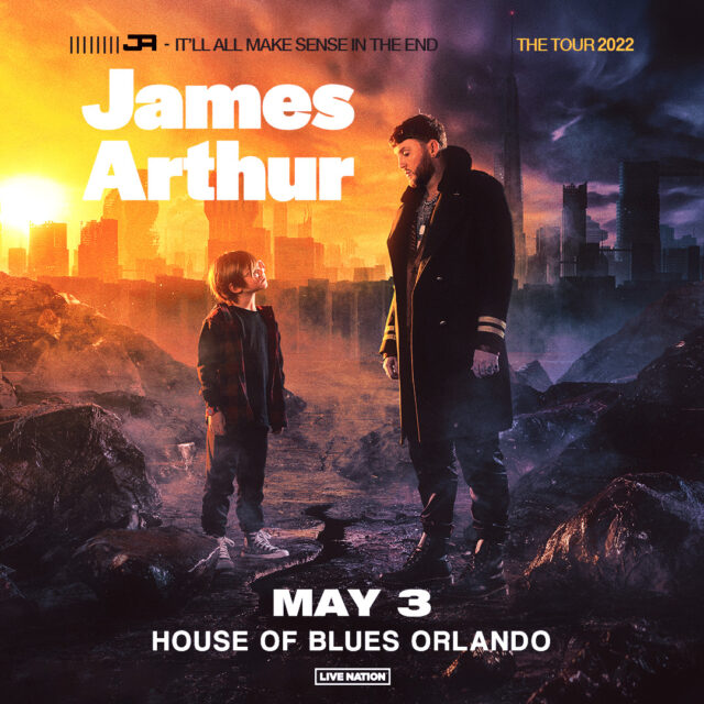 James Arthur Concert Tickets Orlando 2022