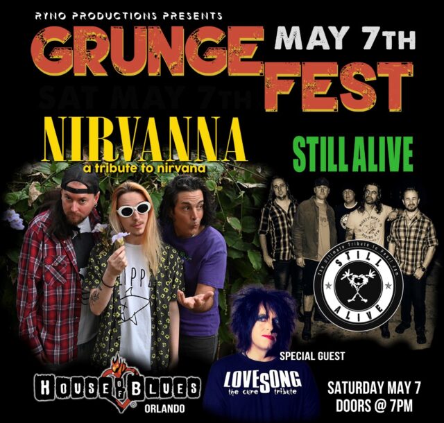 Nirvana Tribute Orlando Concert Tickets 2022