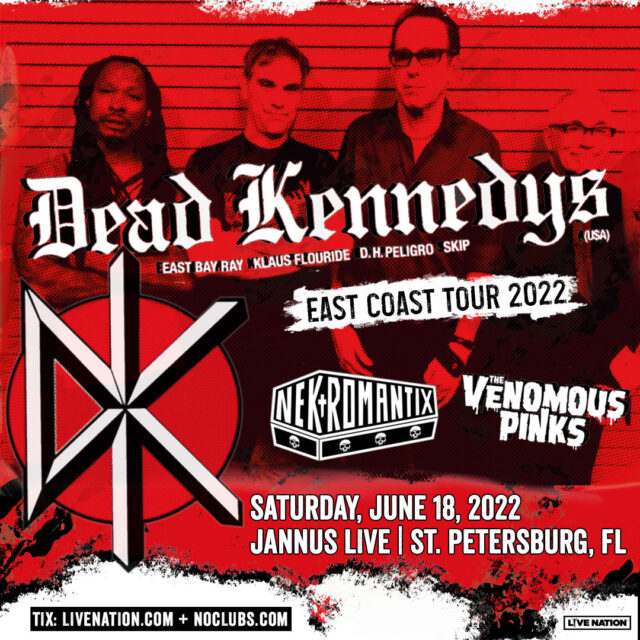 Dead Kennedys Concert Tickets Tampa 2022