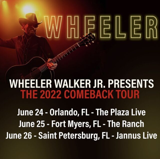 Wheeler Walker Jr Florida Dates 2022
