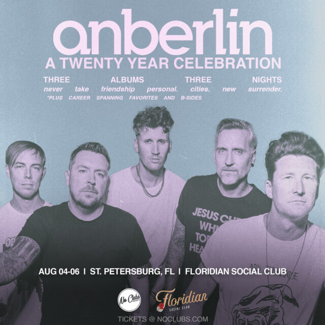 Anberlin Tickets Tampa 2022