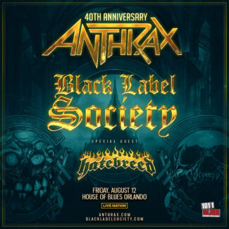 Anthrax Band Tickets Orlando 2022