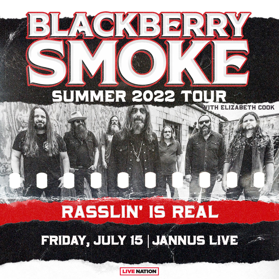 GIVEAWAY — Blackberry Smoke, 2 FL Dates — Jannus Live (St. Pete, July