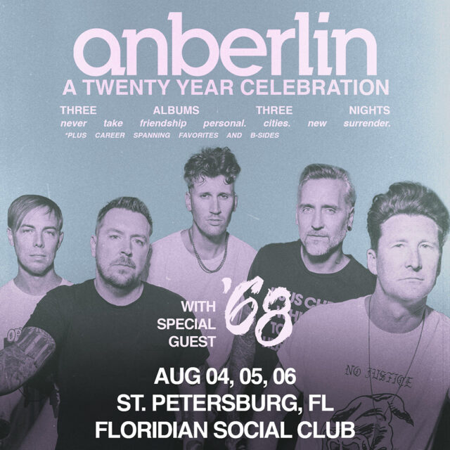 Anberlin Concert Tickets Tampa 2022