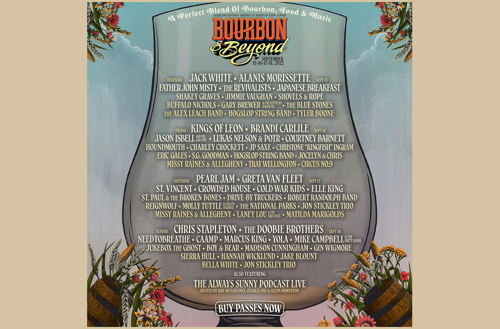 GIVEAWAY (VIP) — Bourbon & Beyond Festival (Sep 1518) ⋆ Shows I Go To