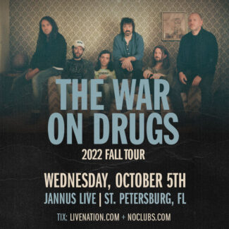 The War On Drugs 2022 Tickets Tampa Bay