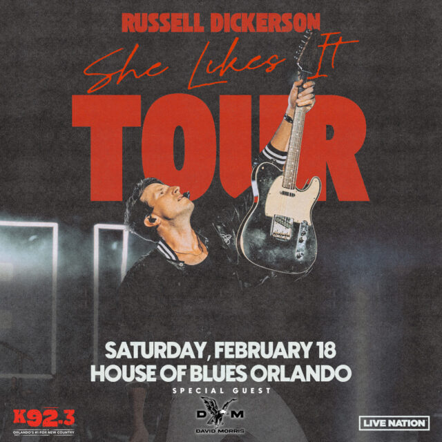 Russell Dickerson Tickets Orlando 2023
