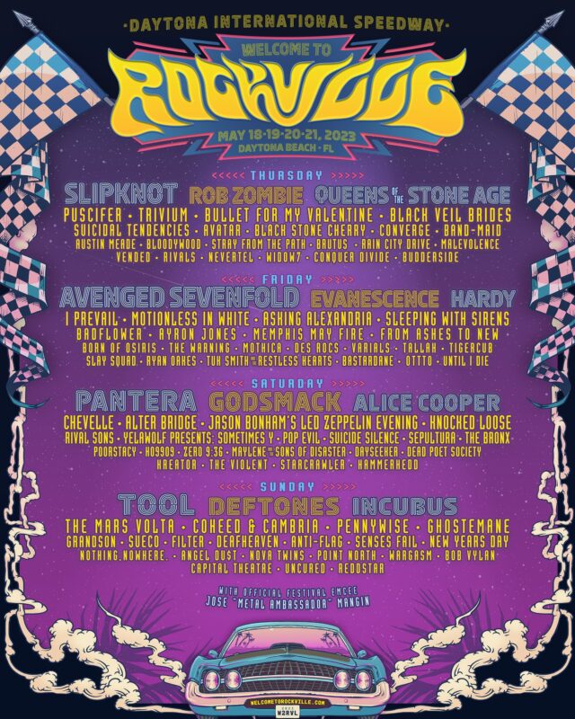 Welcome To Rockville 2023 Lineup Announcement