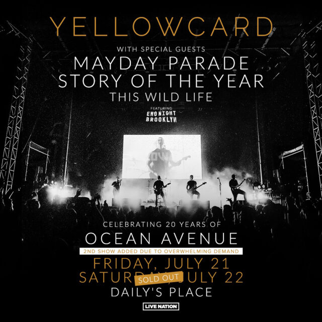 Yellowcard Tickets Jacksonville 2023 Second Show