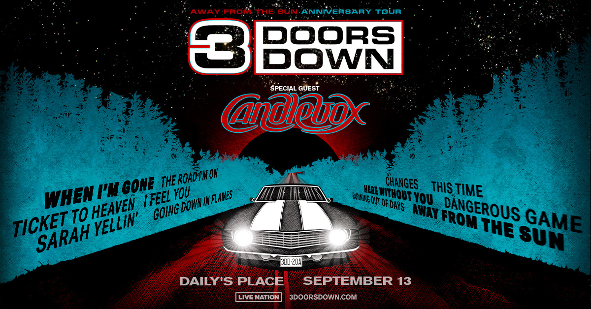 PRESALE CODE 3 Doors Down w/ Candlebox at Daily's Place (Jacksonville