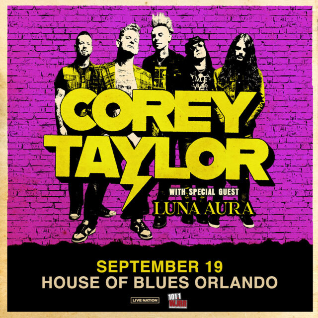 Corey Taylor Tickets Orlando 2023