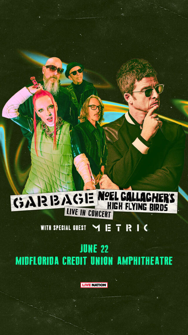 Garbage Noel Gallagher Tickets Tampa 2023 Story