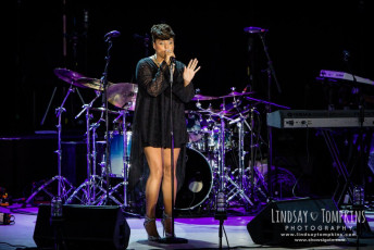 Marsha Ambrosius with John Legend | Live Concert Photos | July 25, 2014 | St. Augustine Amphitheatre