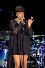 Marsha Ambrosius with John Legend | Live Concert Photos | July 25, 2014 | St. Augustine Amphitheatre