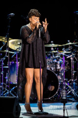 Marsha Ambrosius with John Legend | Live Concert Photos | July 25, 2014 | St. Augustine Amphitheatre