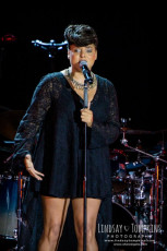 Marsha Ambrosius with John Legend | Live Concert Photos | July 25, 2014 | St. Augustine Amphitheatre