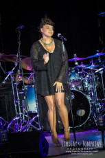 Marsha Ambrosius with John Legend | Live Concert Photos | July 25, 2014 | St. Augustine Amphitheatre