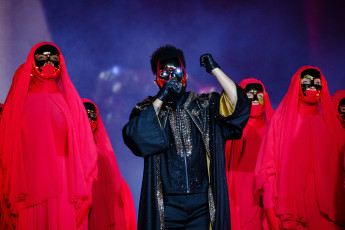 The Weeknd Live Concert Photos 2025