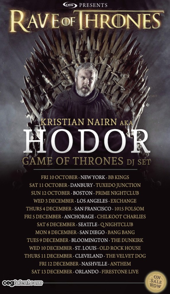 Hodor Is Coming To Orlando To Play A Dj Set At Firestone Rave