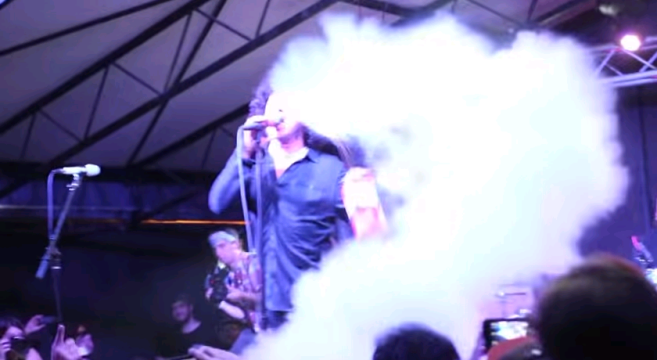 Antemasque's Cedric Bixler-Zavala Sets Off Fire Extinguisher During A Show