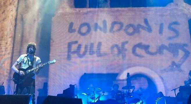 kasabian london is full of cunts