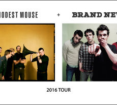 Brand New Modest Mouse Tour 2016