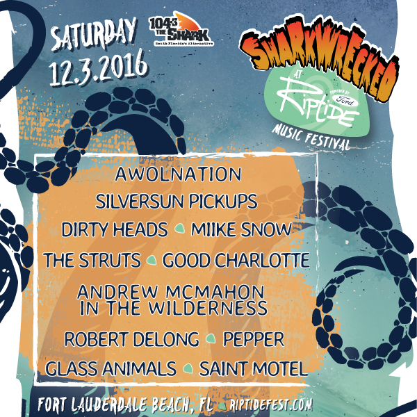 TICKET GIVEAWAY Riptide Music Festival Feat. AWOLNATION, Glass