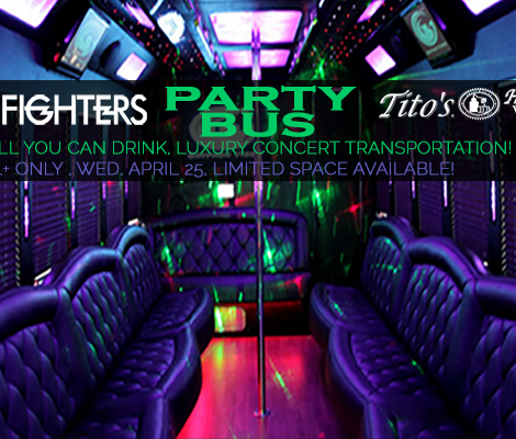 Foo Fighters Party Bus - site size