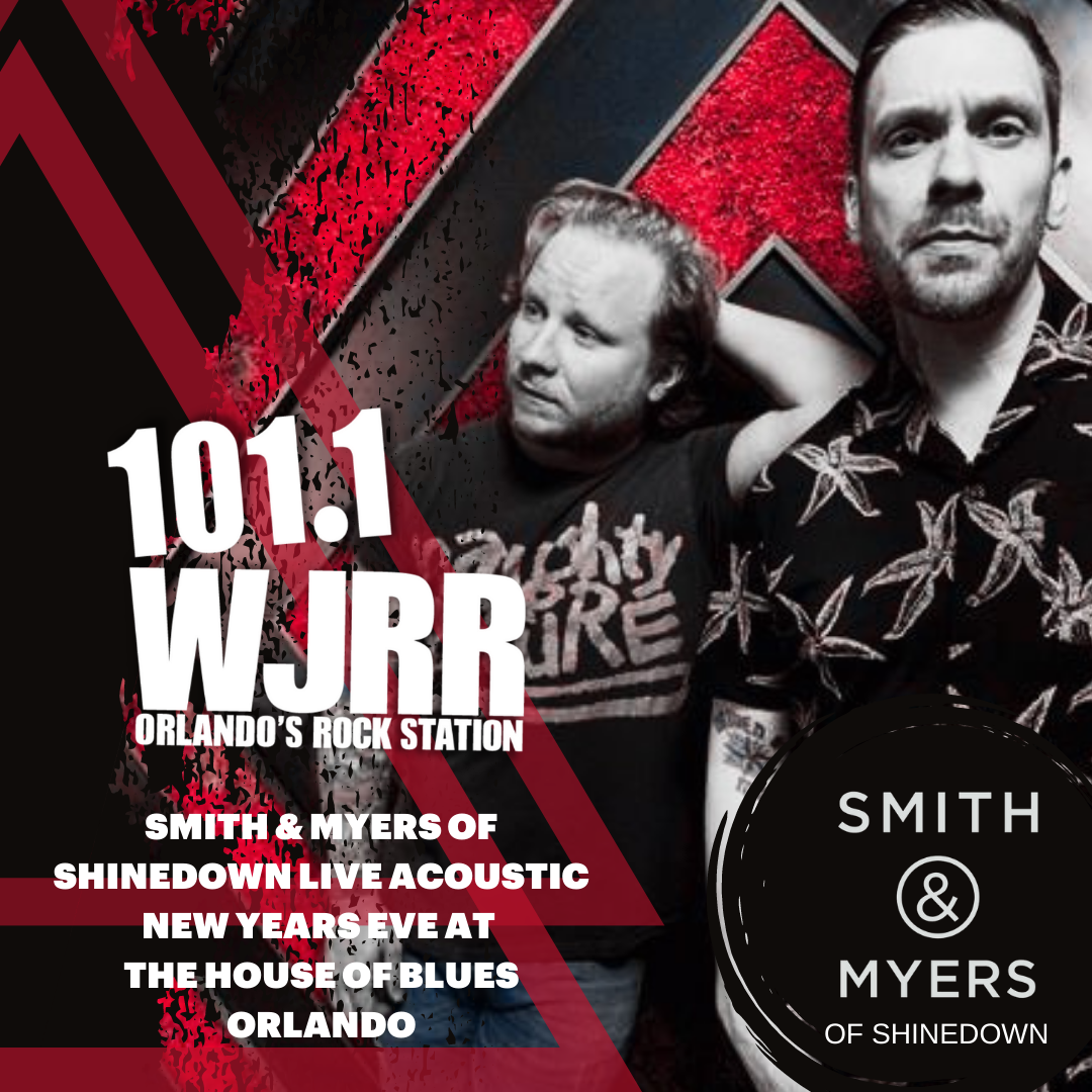 TICKET GIVEAWAY • Smith & Myers (of Shinedown) on Dec 31 House Of Blues Orlando ⋆ Shows I Go